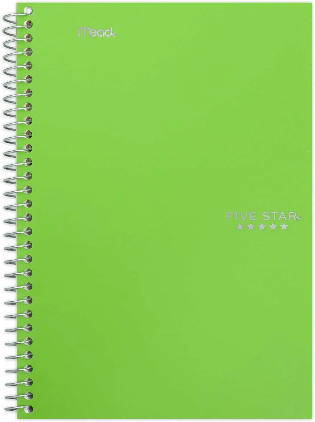 Five Star Small Spiral Notebooks, 6 Pack, 2 Subject, College Ruled Paper, 9-1/2" x 6", 100 Sheets, Assorted Colors (73711)