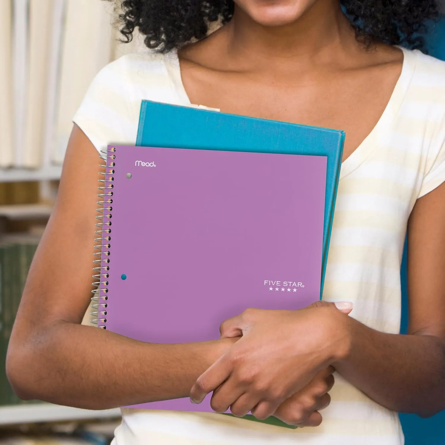 FIVE STAR 1-Subject Spiral Notebook with Study App, College Ruled, 100 Sheets (8.5 x 11)