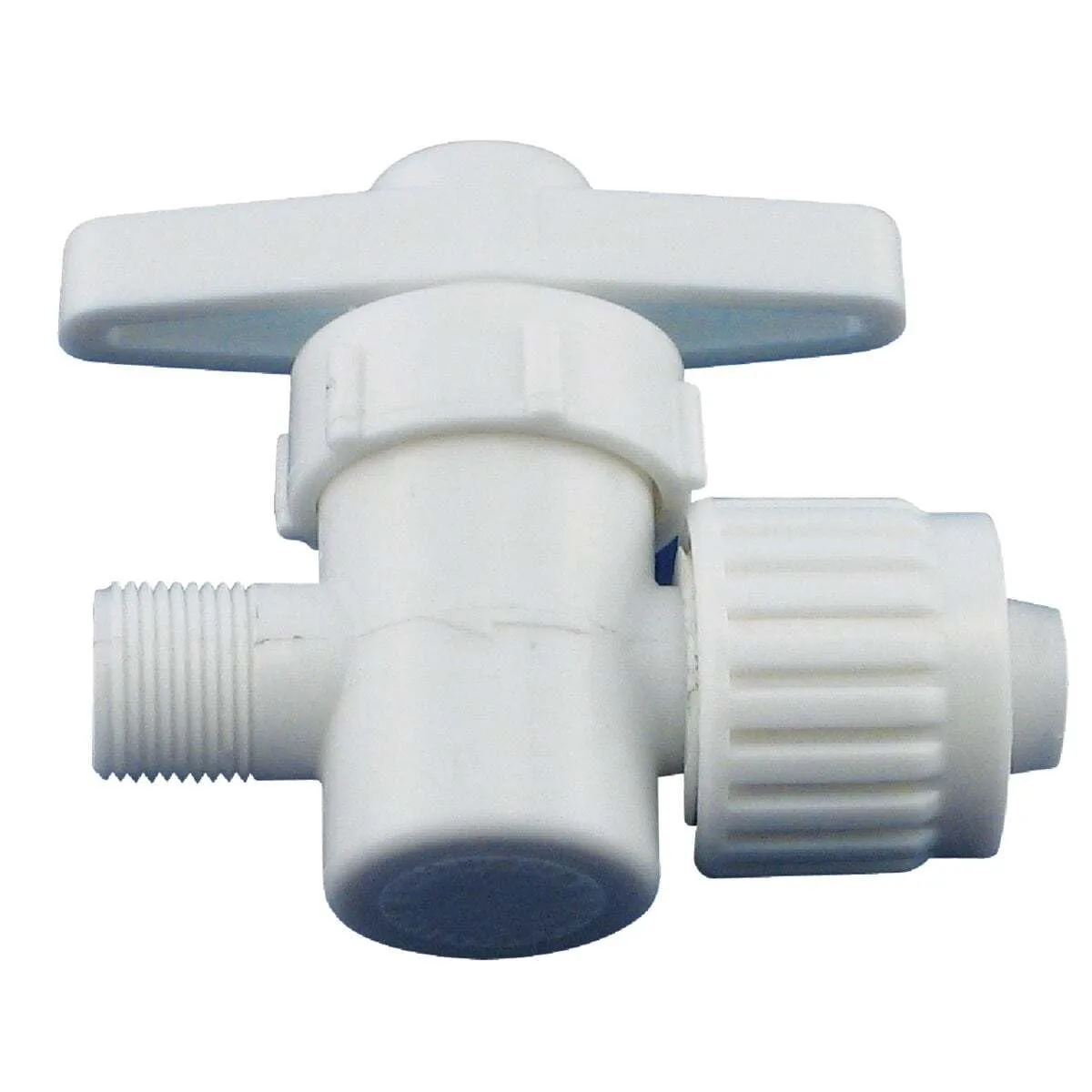 Flair-It 16892 Plastic Straight Stop Valve, 0.5" Size