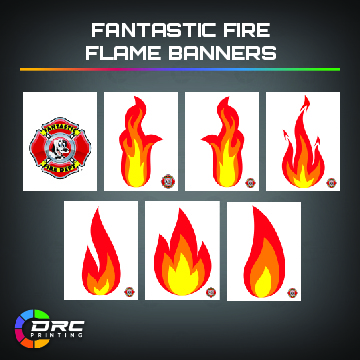 Fantastic Fire Flame Banners