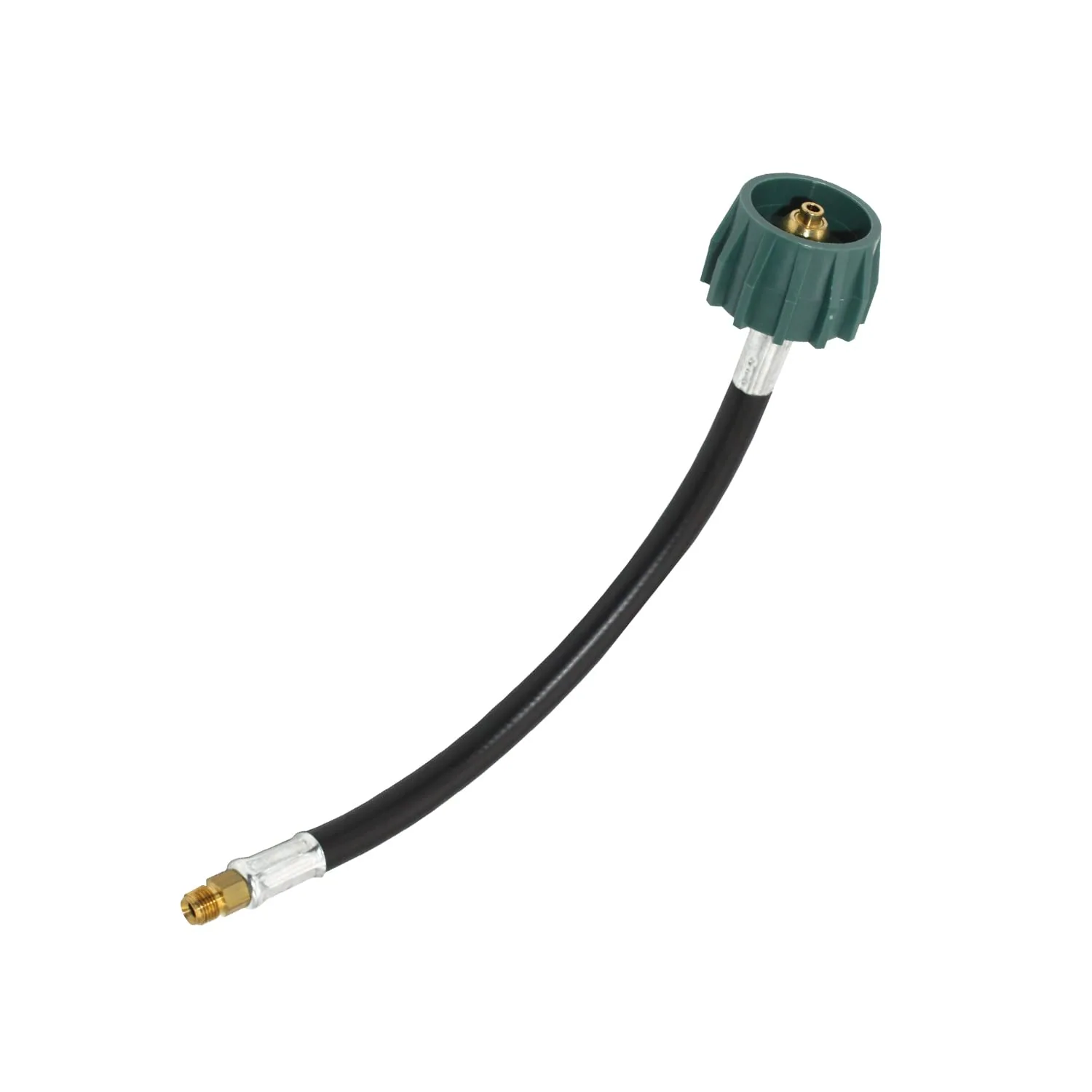 Flame King Pigtail Propane Hose Connector ACME nut x 1/4 inch Inverted Male Flare