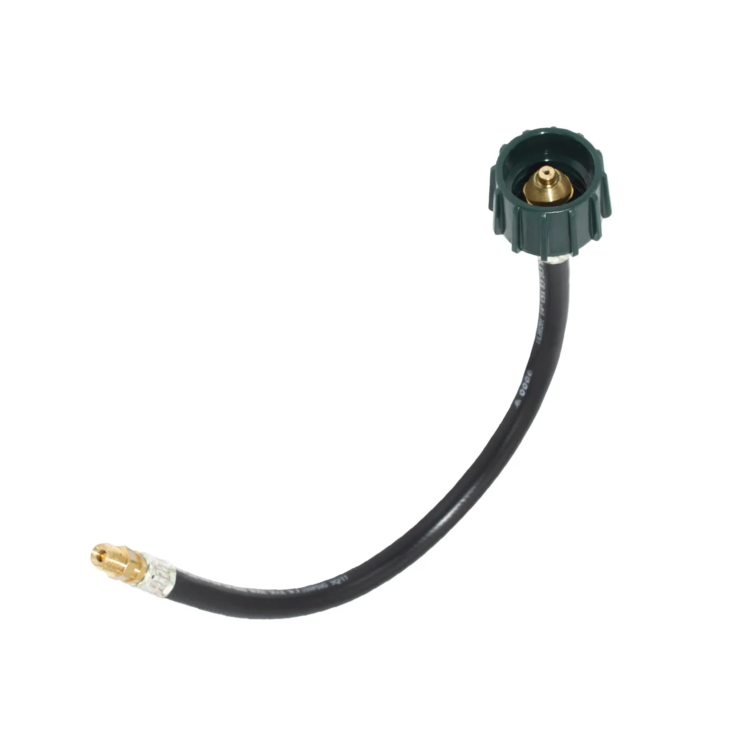 Flame King Pigtail Propane Hose Connector ACME nut x 1/4 inch Inverted Male Flare