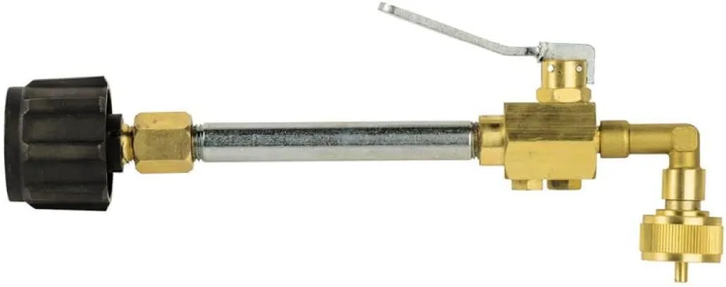 Flame King Refillable 1LB Propane Cylinder Tank with Refill Kit & CGA600