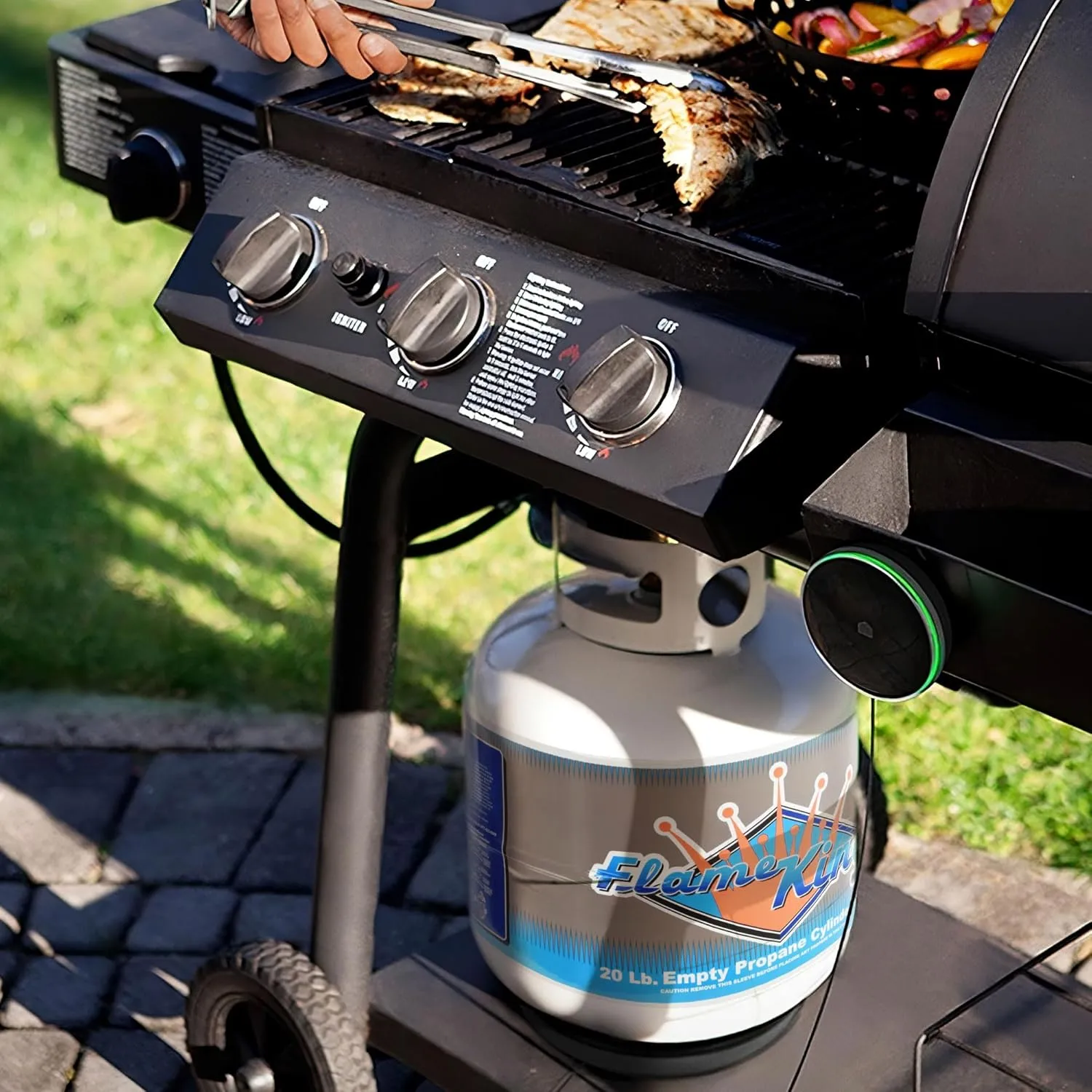 Flame King YSN Imports Manchester Tank & Equip 10504 Grill Propane Tank, 20 lb