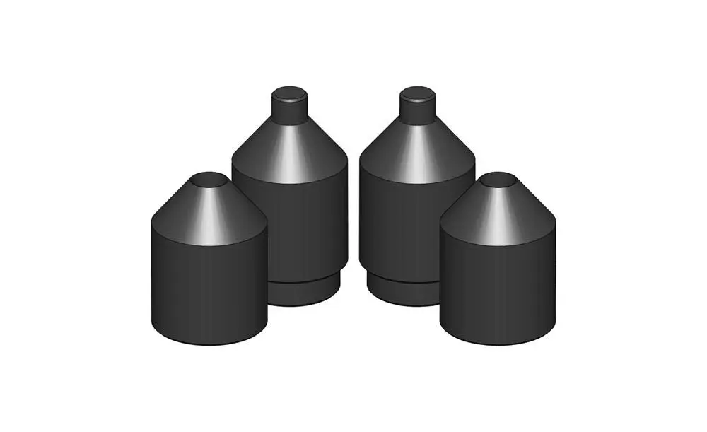 Flange Wizard Magnetic Two Hole Pin, 1/2 in, 1-7/16 in, Magnetic standard pins (496-42050-M) 1 Set