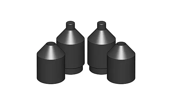 Flange Wizard Magnetic Two Hole Pin, 1/2 in, 1-7/16 in, Magnetic standard pins (496-42050-M) 1 Set