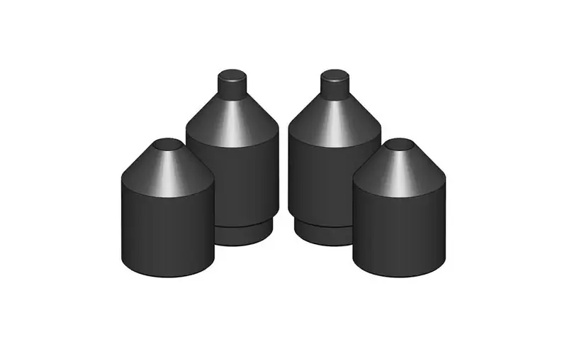 Flange Wizard Magnetic Two Hole Pin, 1/2 in, 1-7/16 in, Magnetic standard pins (496-42050-M) 1 Set