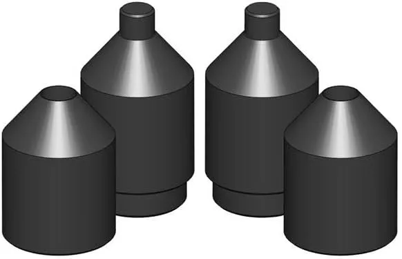 Flange Wizard Magnetic Two Hole Pin, 1/2 in, 1-7/16 in, Magnetic standard pins (496-42050-M) 1 Set