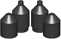 Flange Wizard Magnetic Two Hole Pin, 1/2 in, 1-7/16 in, Magnetic standard pins (496-42050-M) 1 Set