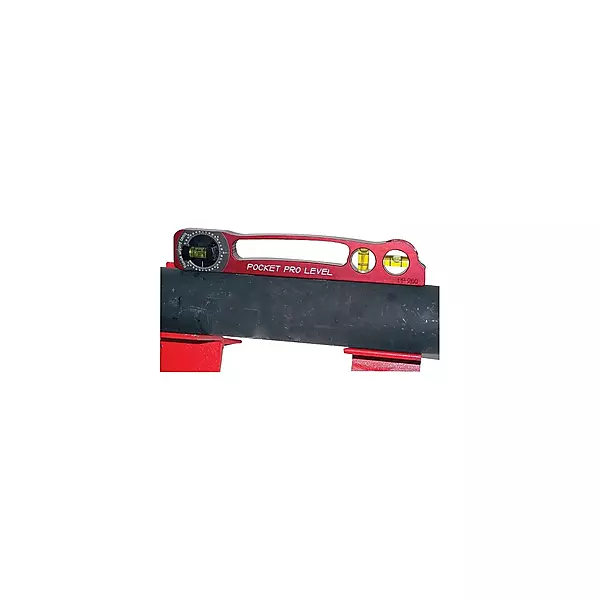 Flange Wizard PP-200 Pocket Pro Levels, 9", 3 Vials, RED 1