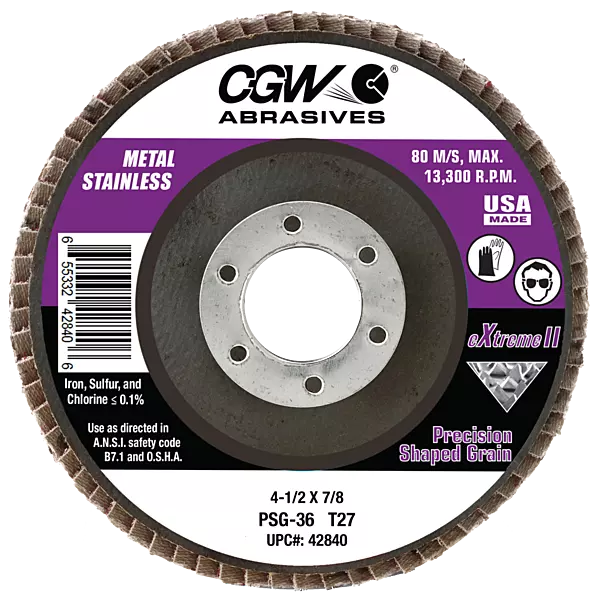 CGW Abrasives - Ceramic Flap Discs