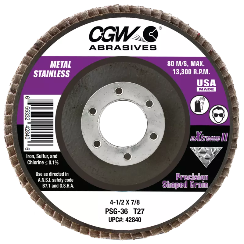 CGW Abrasives - Ceramic Flap Discs
