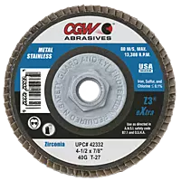CGW Abrasives - Zirconia Flap Discs