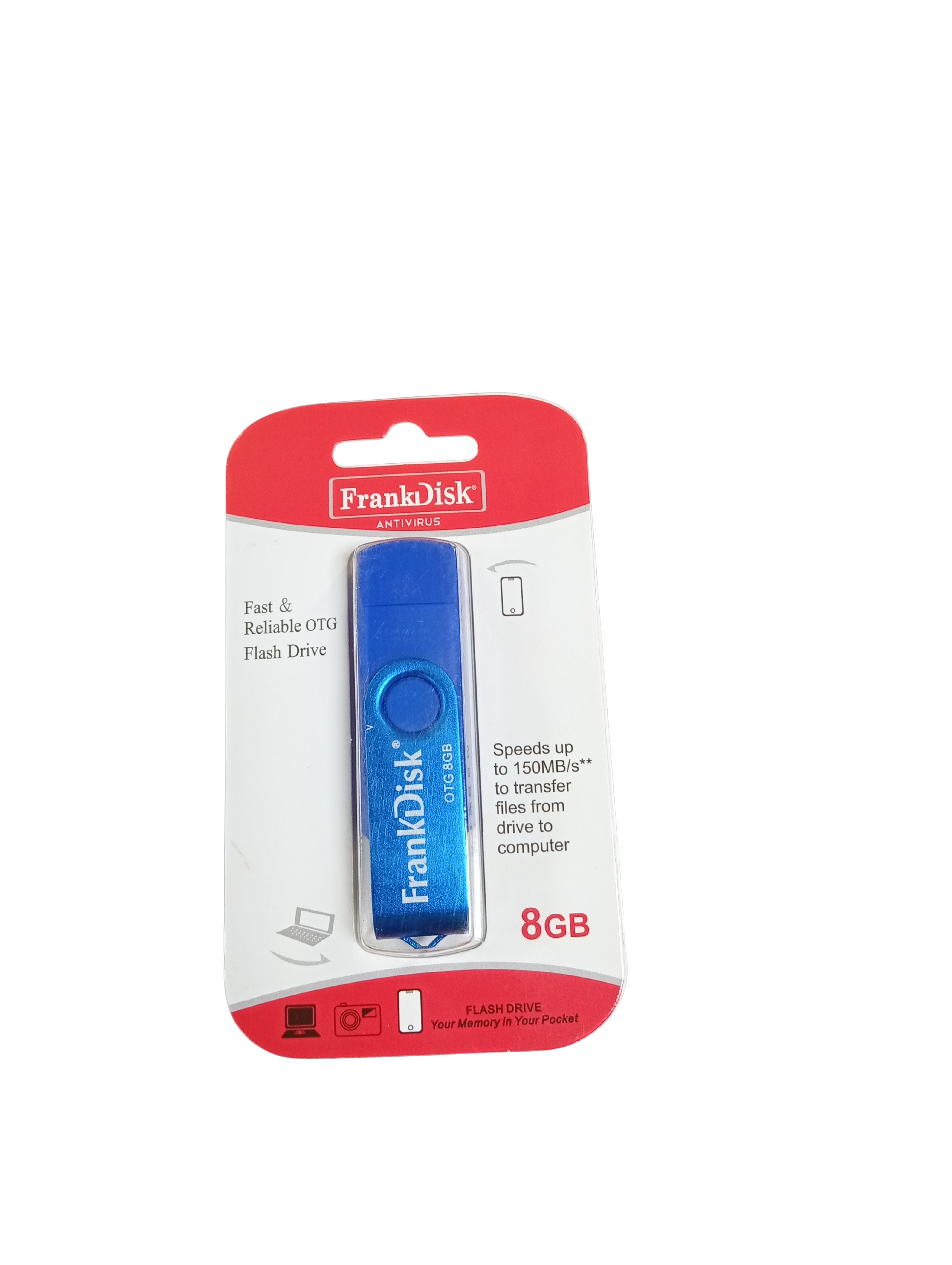 FrankDisk Antivirus 8gb OTG Flash Drive