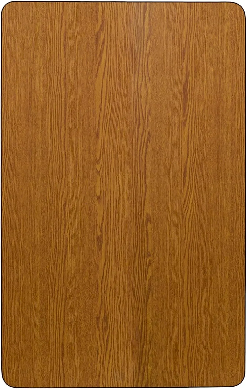 Flash Furniture Wren 24"W x 48"L Rectangular Thermal-Fused Laminate Activity Table - Height Adjustable Short Legs