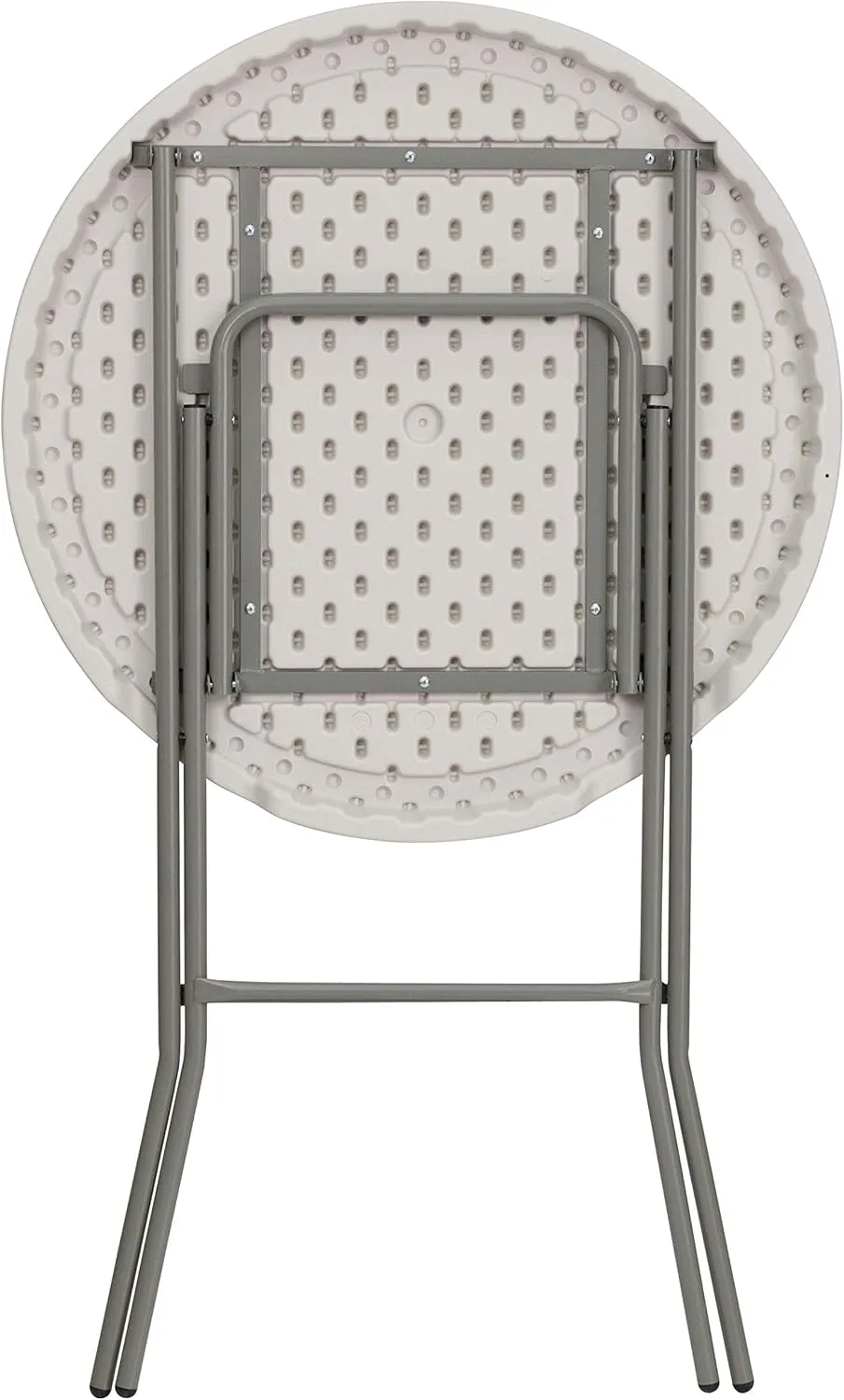 Flash Furniture Kathryn 2.63' Round Folding Bar Height Table for Parties and Commercial Events