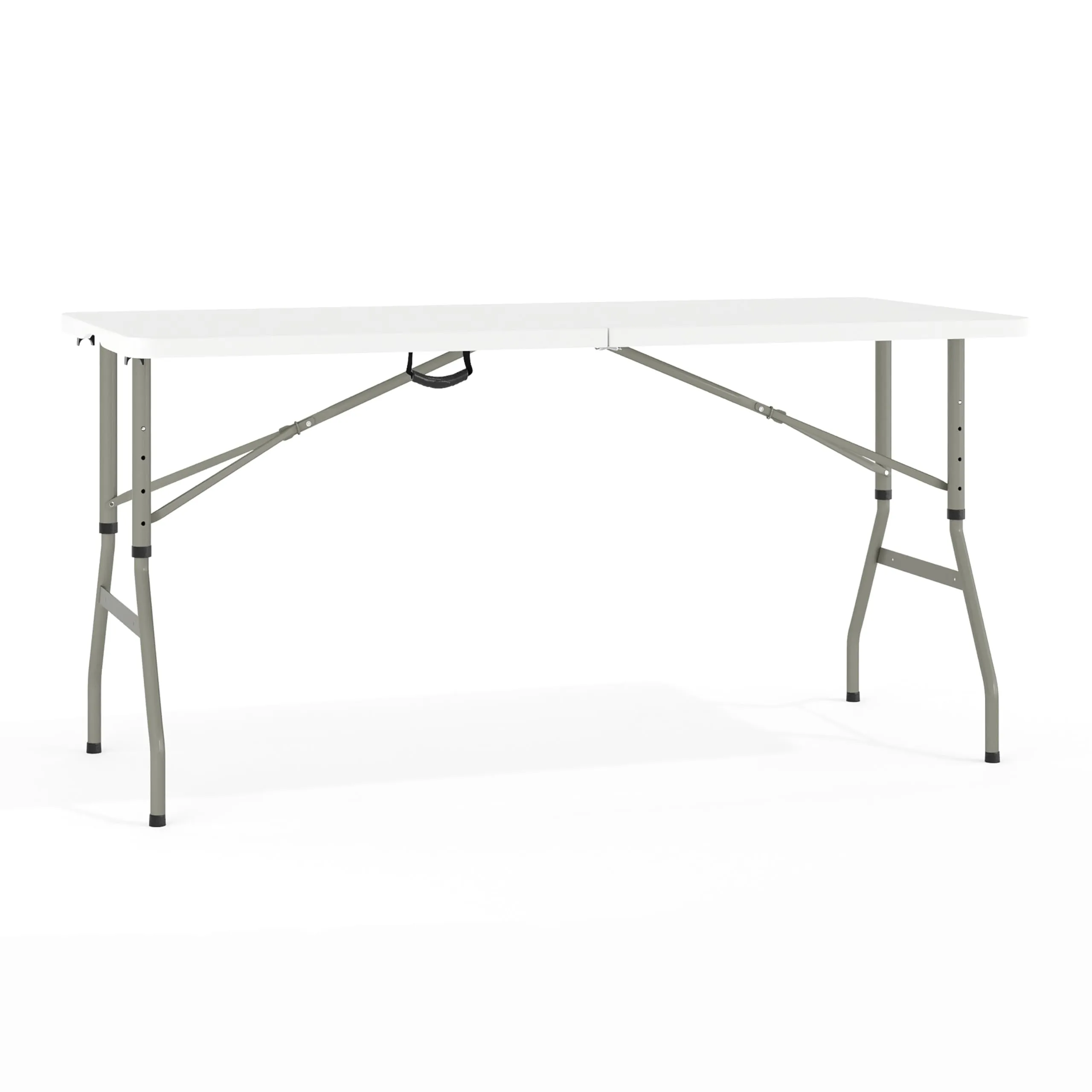 Flash Furniture Kathryn 5' Rectangular Plastic Folding Event Table with Carrying Handle