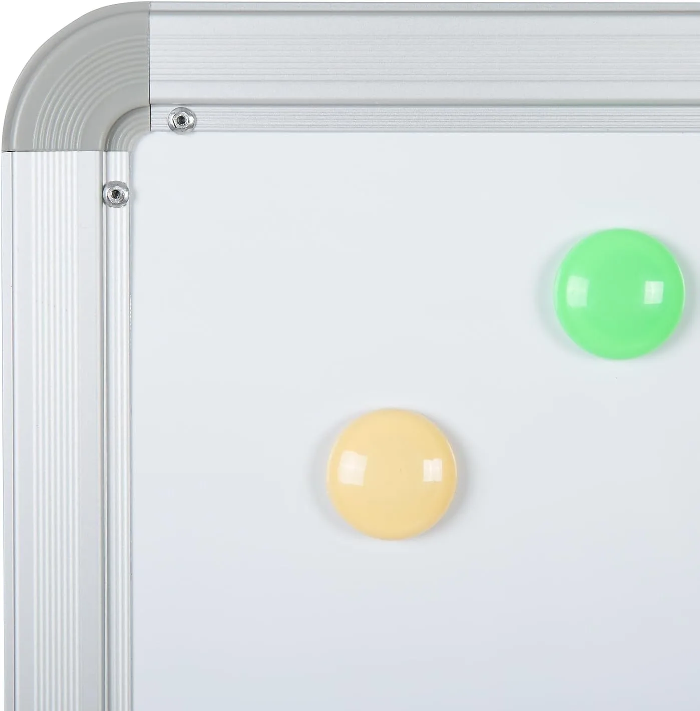 Flash Furniture HERCULES Series 64.25"W x 64.75"H Double-Sided Mobile White Board with Pen Tray