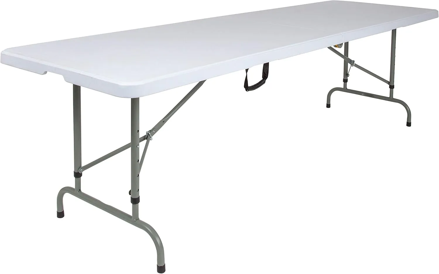Flash Furniture Kathryn 8' Rectangular Adjustable Plastic Folding Event Table with Carrying Handle