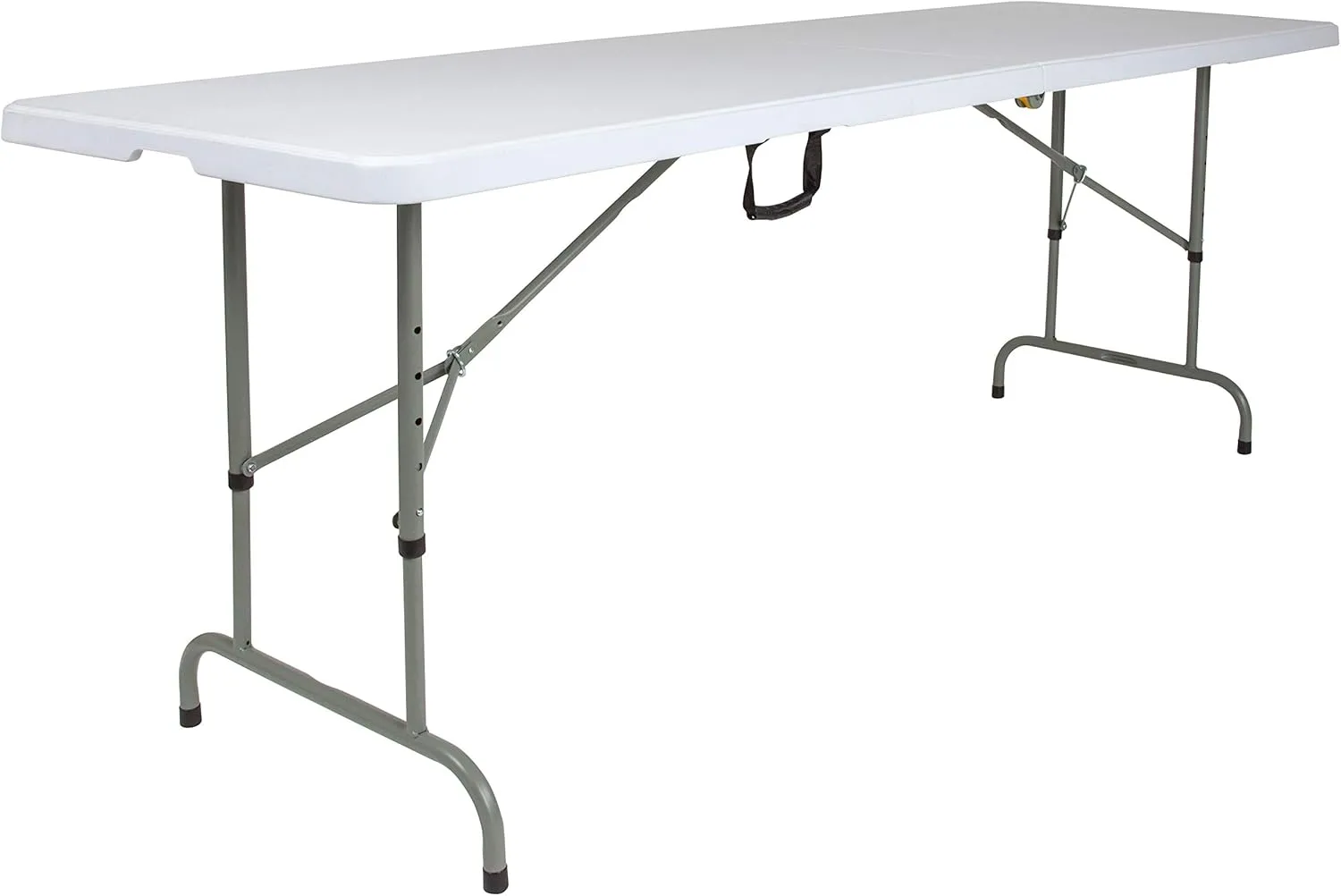 Flash Furniture Kathryn 8' Rectangular Adjustable Plastic Folding Event Table with Carrying Handle