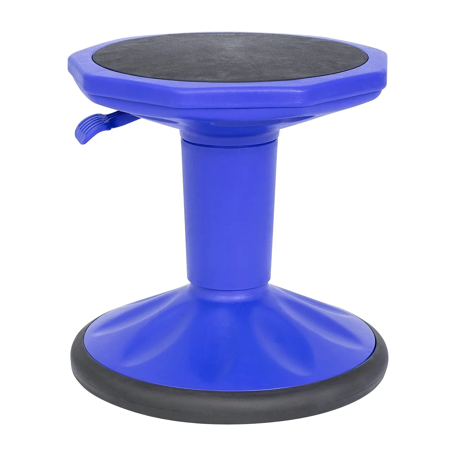 FLASH FURNITURE Carter Adjustable Height Active Learning Stool, Backless Wobble Stool with 360-Degree Swivel, 14-18 in H
