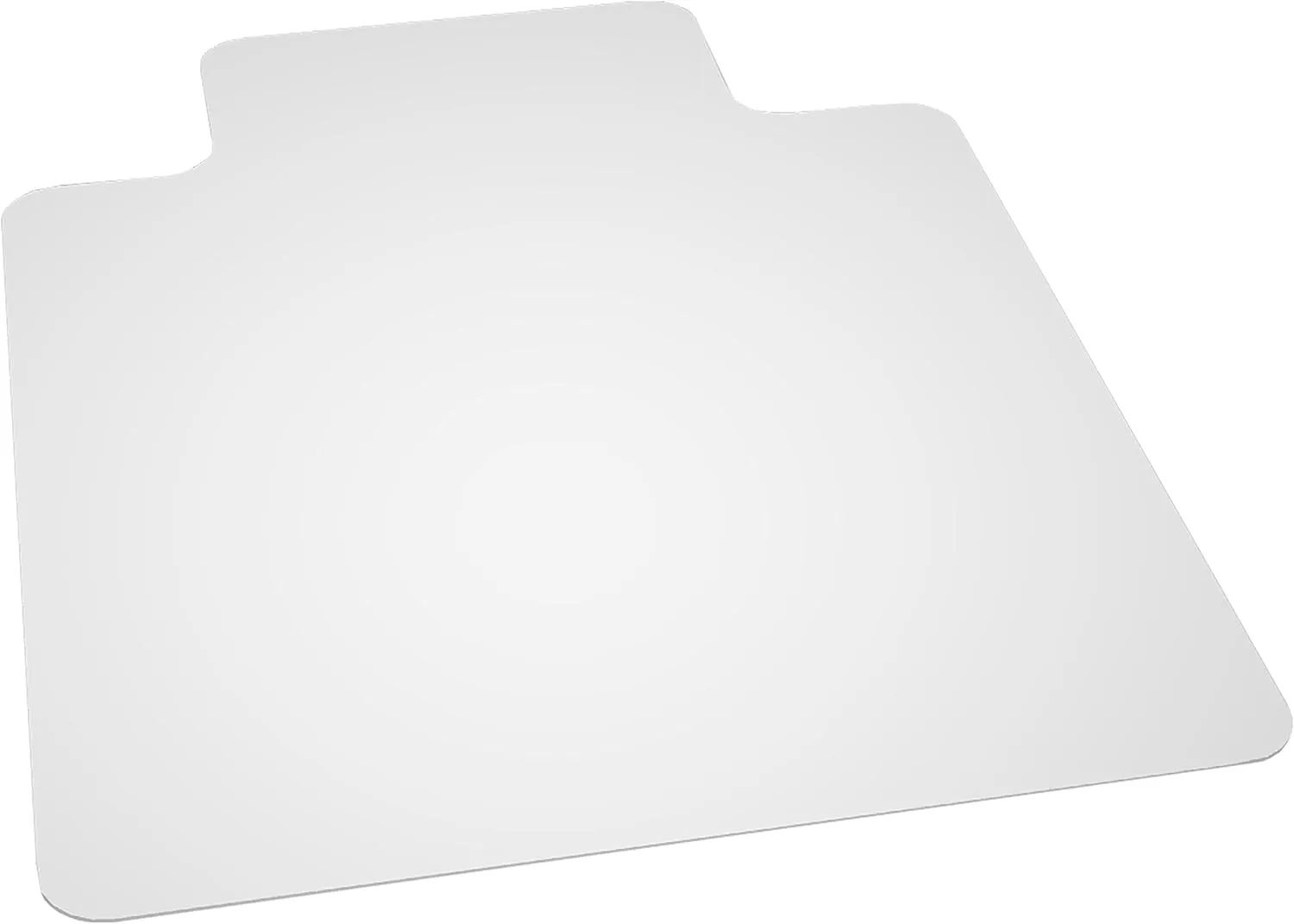 Flash Furniture Jackson 36'' x 48'' Hard Floor Chair Mat with Lip, Patterned Underside, and Scuff Resistant Textured Top