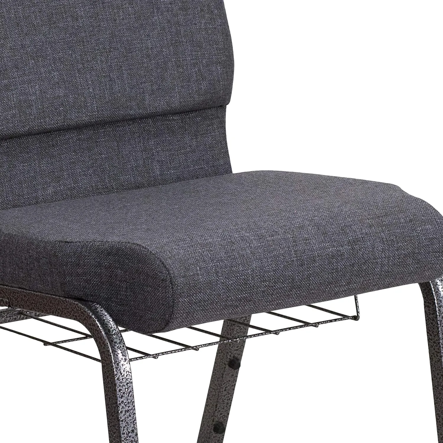 Flash Furniture HERCULES Series 18.5''W Church Chair with Book Rack