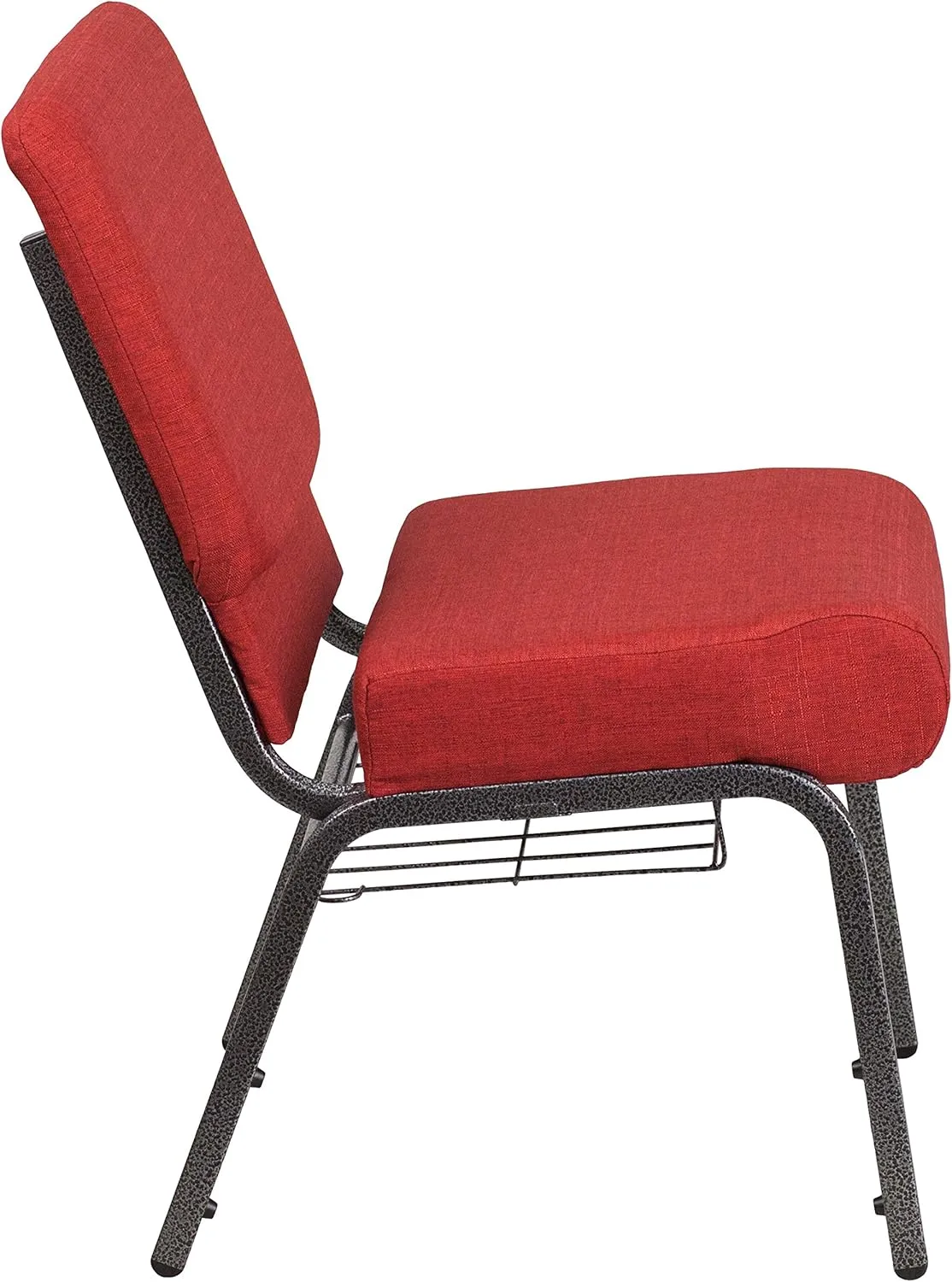 Flash Furniture HERCULES Series 21''W Padded Church Chair with Book Rack