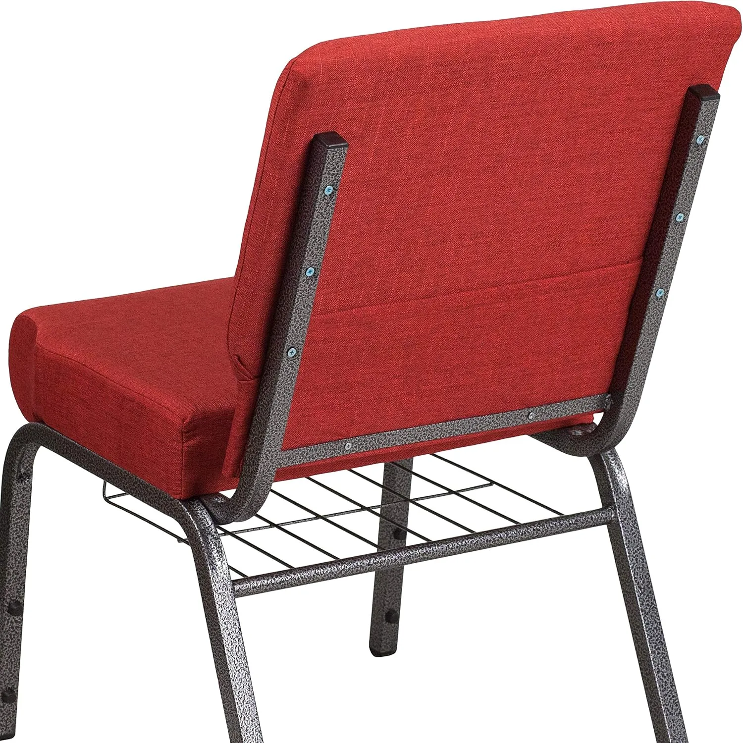 Flash Furniture HERCULES Series 21''W Padded Church Chair with Book Rack