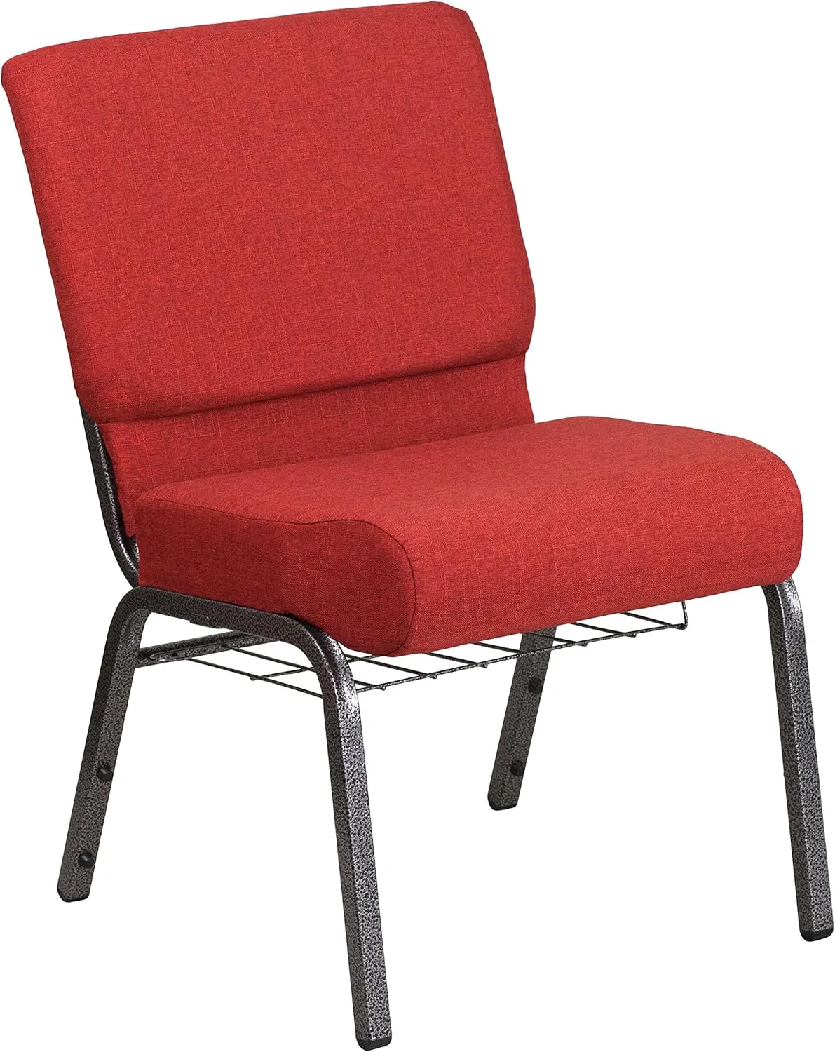 Flash Furniture HERCULES Series 21''W Padded Church Chair with Book Rack