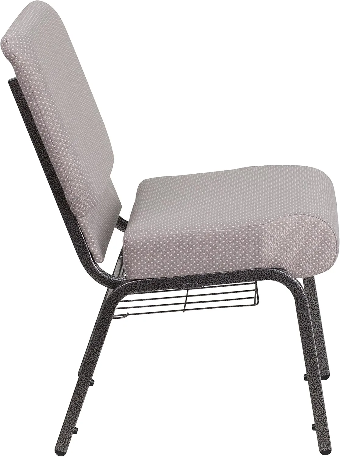 Flash Furniture HERCULES Series 21''W Padded Church Chair with Book Rack