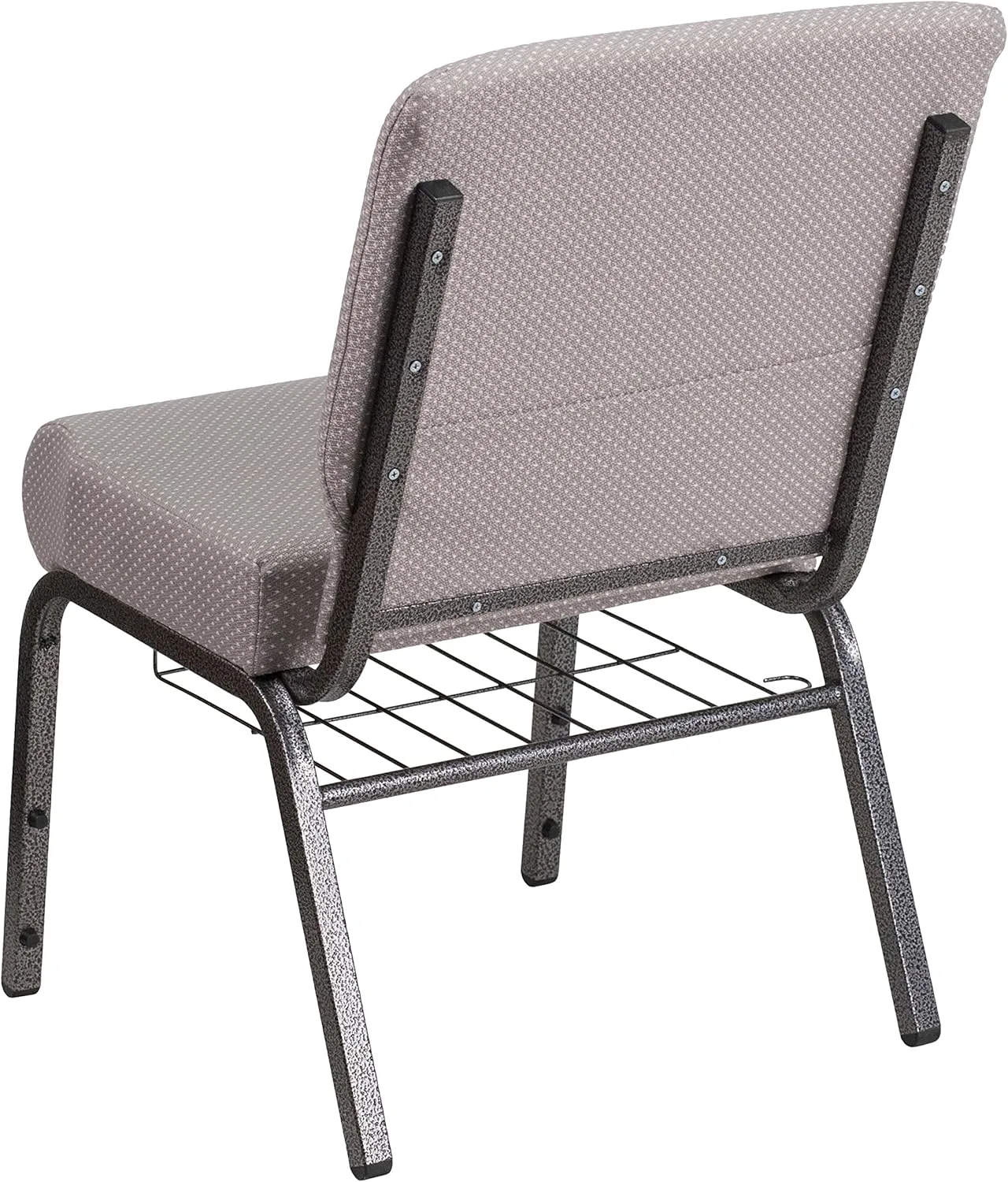 Flash Furniture HERCULES Series 21''W Padded Church Chair with Book Rack