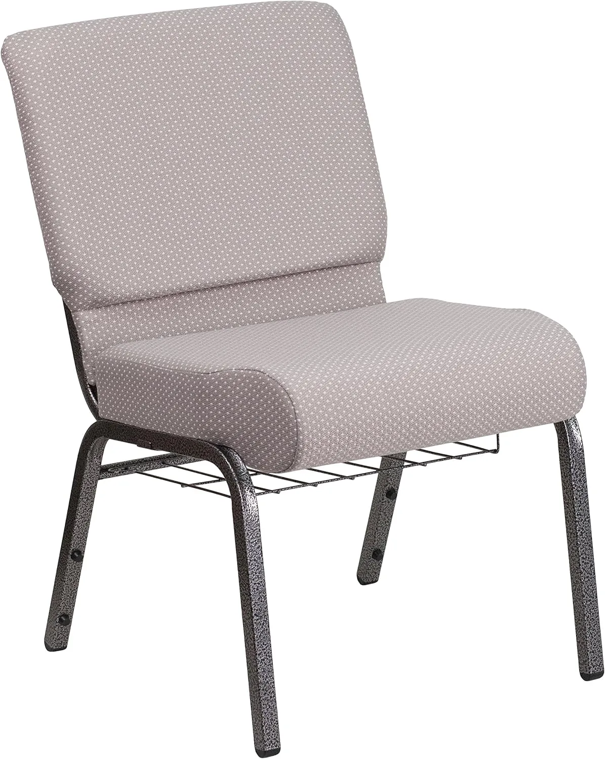 Flash Furniture HERCULES Series 21''W Padded Church Chair with Book Rack