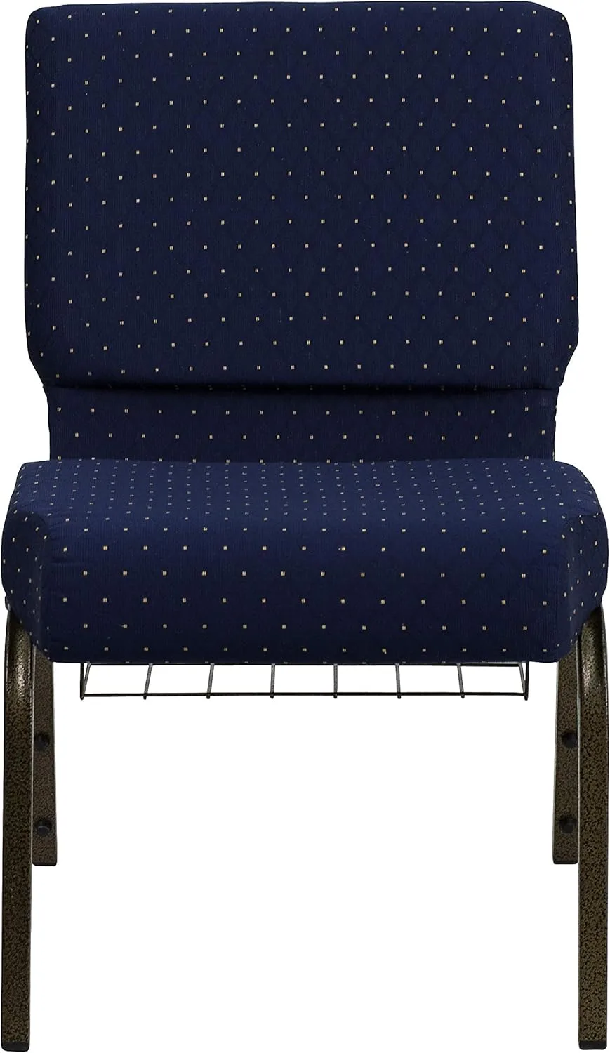 Flash Furniture HERCULES Series 21''W Padded Church Chair with Book Rack