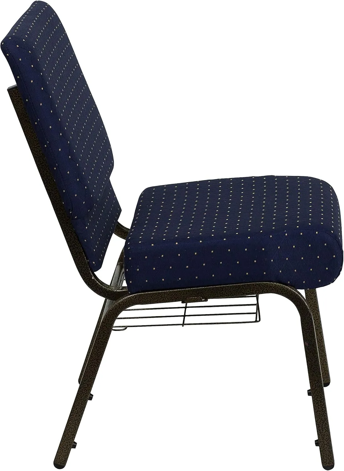 Flash Furniture HERCULES Series 21''W Padded Church Chair with Book Rack