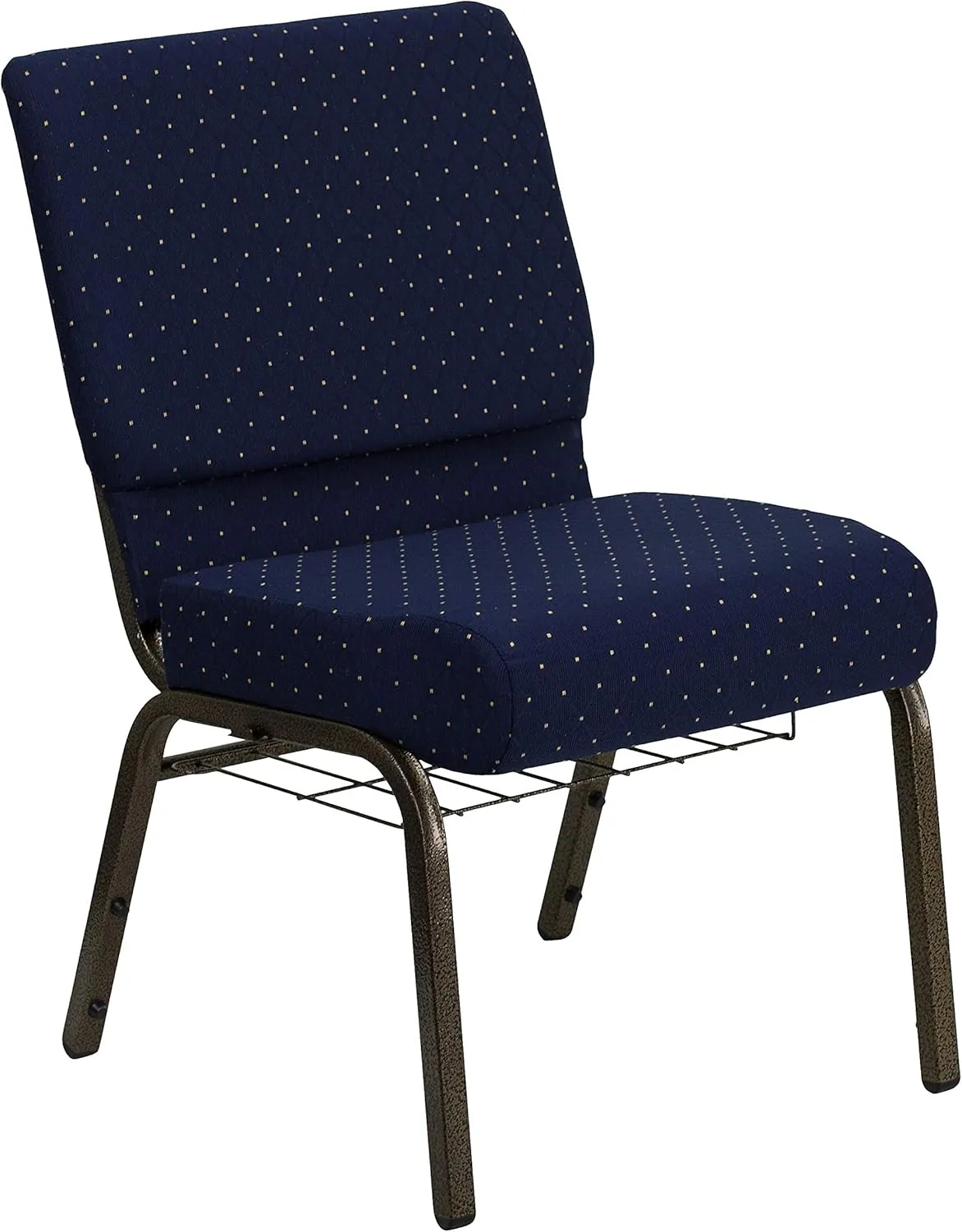 Flash Furniture HERCULES Series 21''W Padded Church Chair with Book Rack