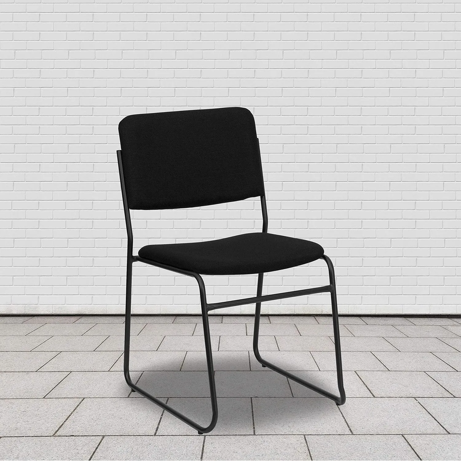 Flash Furniture HERCULES Series 500 lb Capacity High Density Stacking Chair with Sled Base