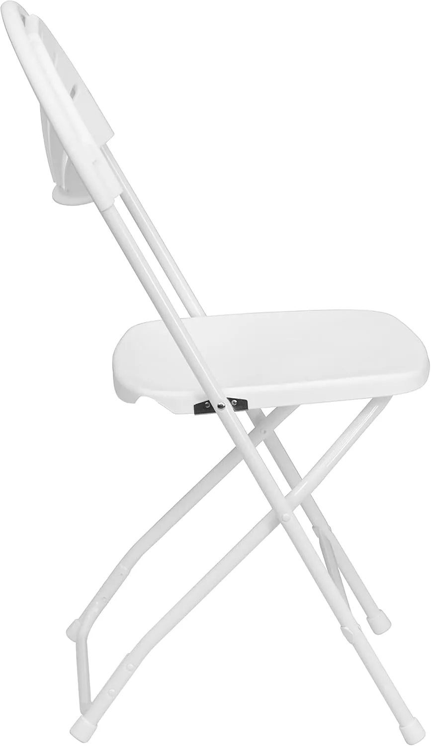 Flash Furniture HERCULES Series 650 lb Capacity Plastic Fan Back Folding Chair