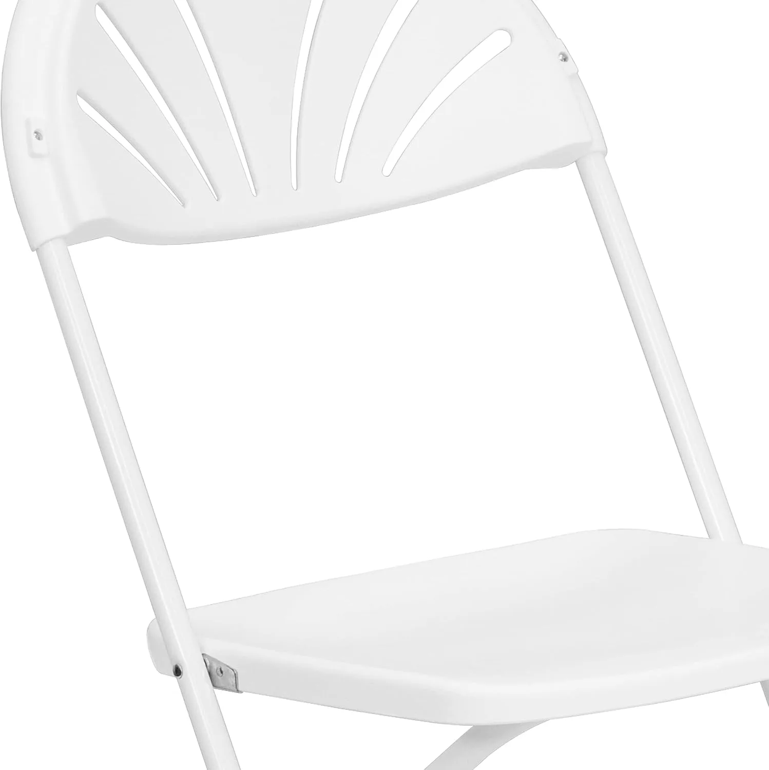 Flash Furniture HERCULES Series 650 lb Capacity Plastic Fan Back Folding Chair