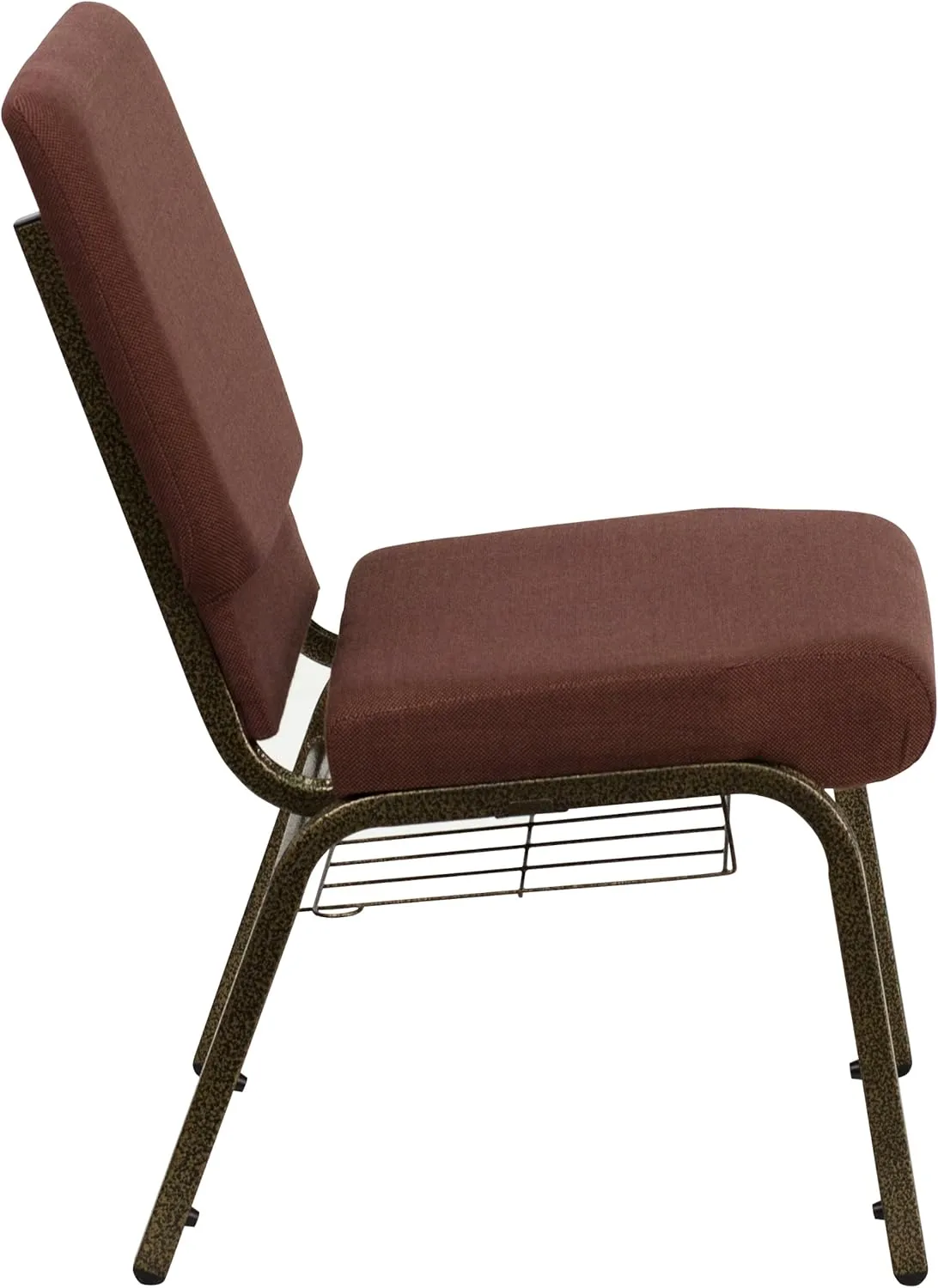 Flash Furniture HERCULES Series 18.5''W Church Chair with Book Rack