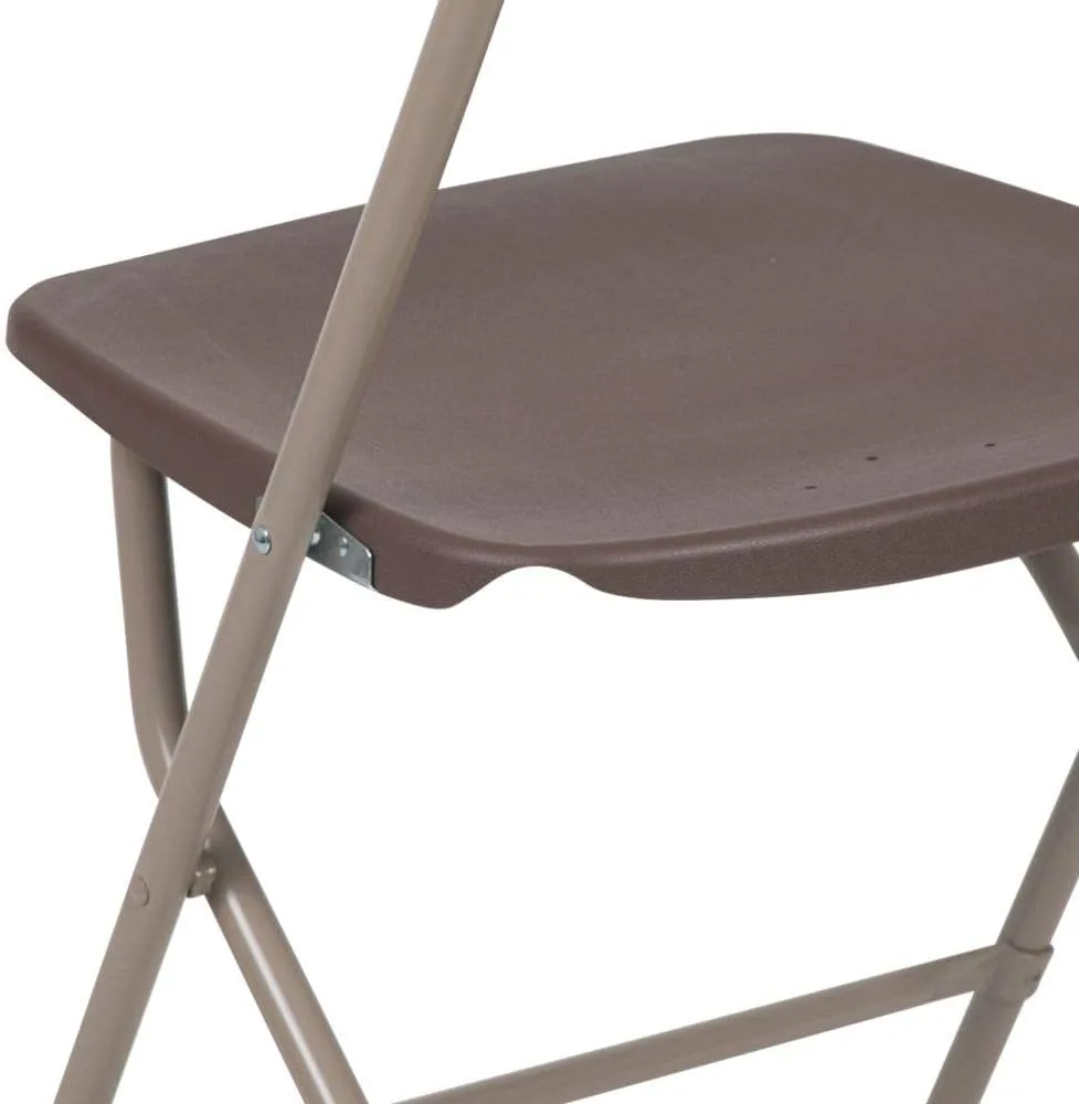 Flash Furniture Hercules Series Commercial-Grade Plastic Folding Chair - 650LB Weight Capacity