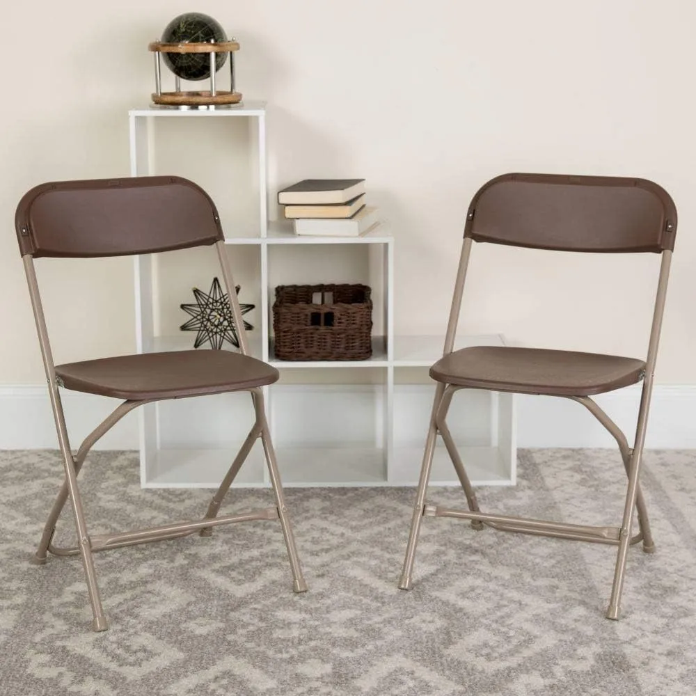 Flash Furniture Hercules Series Commercial-Grade Plastic Folding Chair - 650LB Weight Capacity