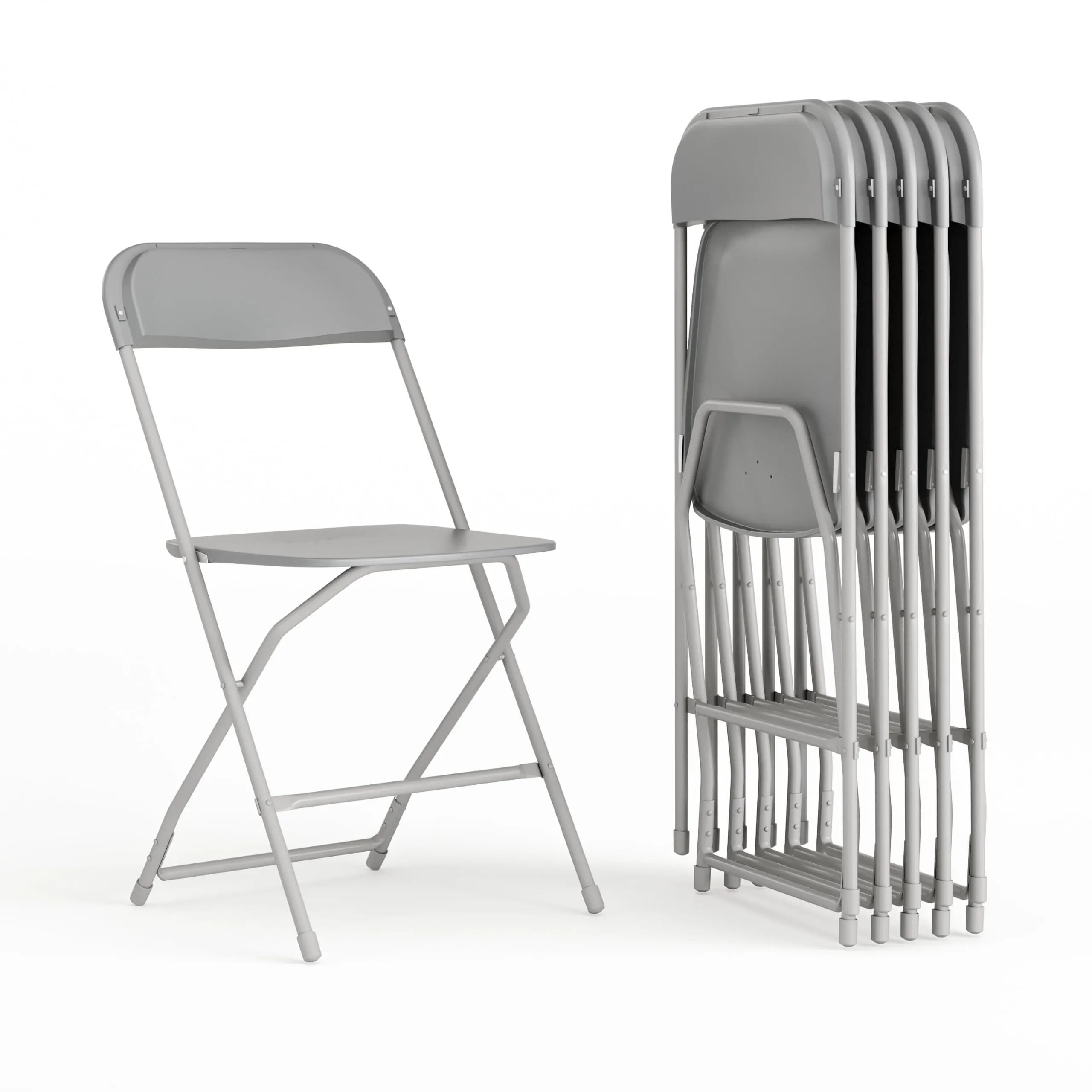 Flash Furniture Hercules Series Commercial-Grade Plastic Folding Chair - 650LB Weight Capacity