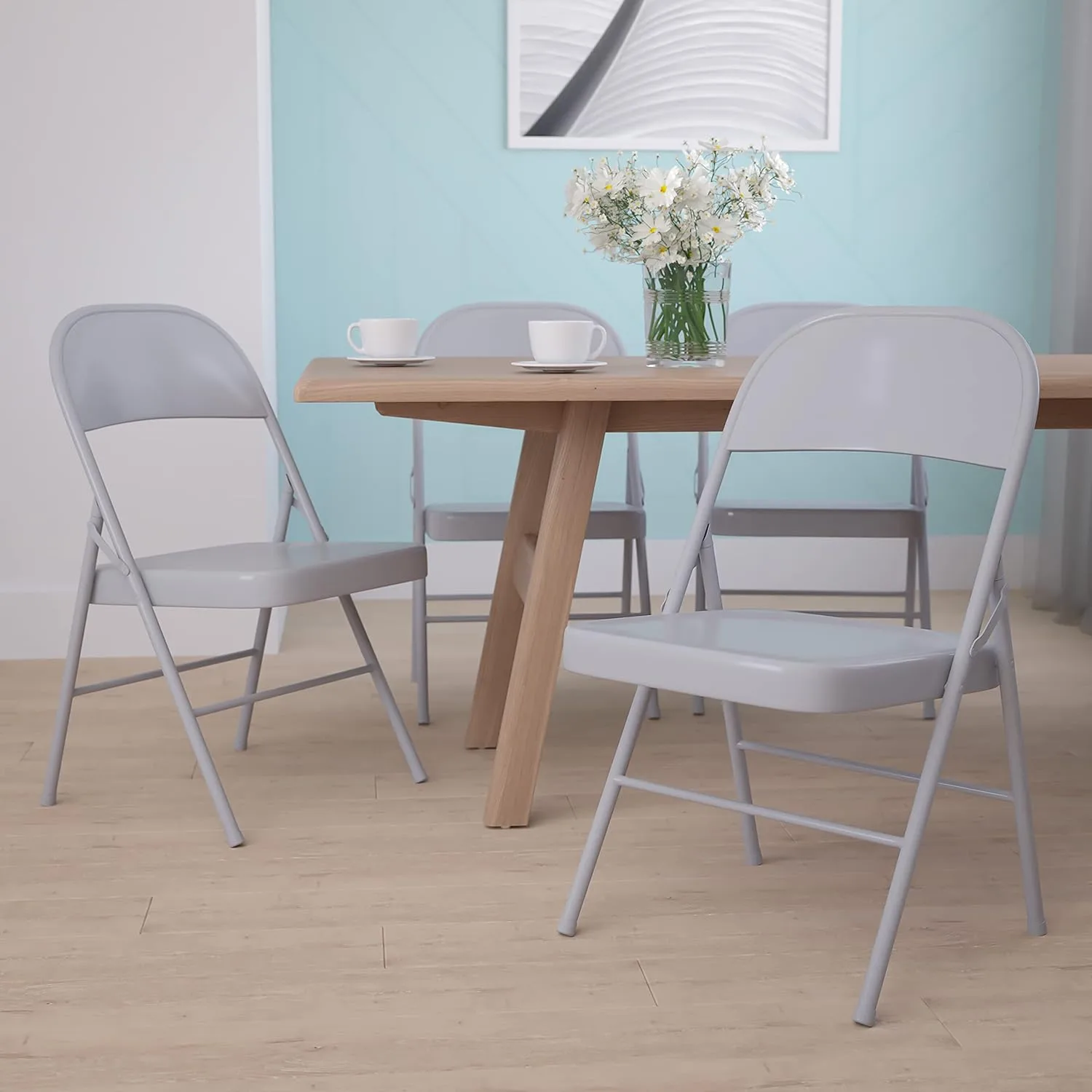 Flash Furniture HERCULES Series Double Braced Metal Folding Chair