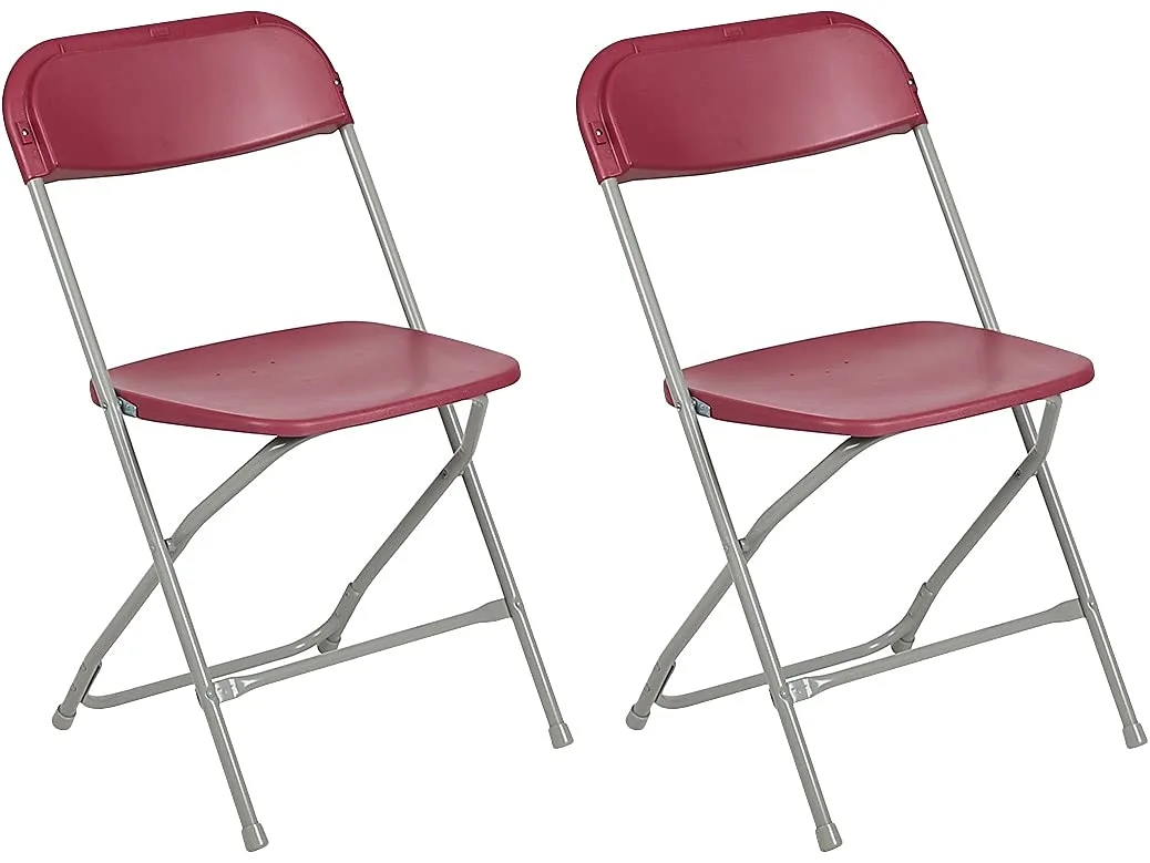 Flash Furniture Hercules Series Commercial-Grade Plastic Folding Chair - 650LB Weight Capacity