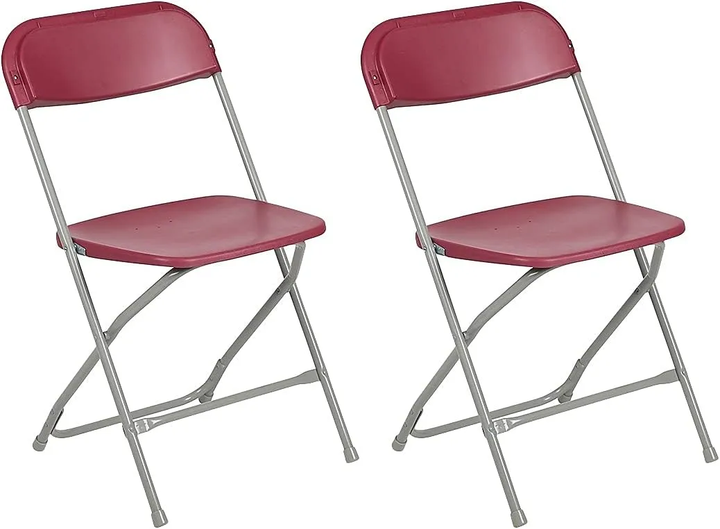 Flash Furniture Hercules Series Commercial-Grade Plastic Folding Chair - 650LB Weight Capacity