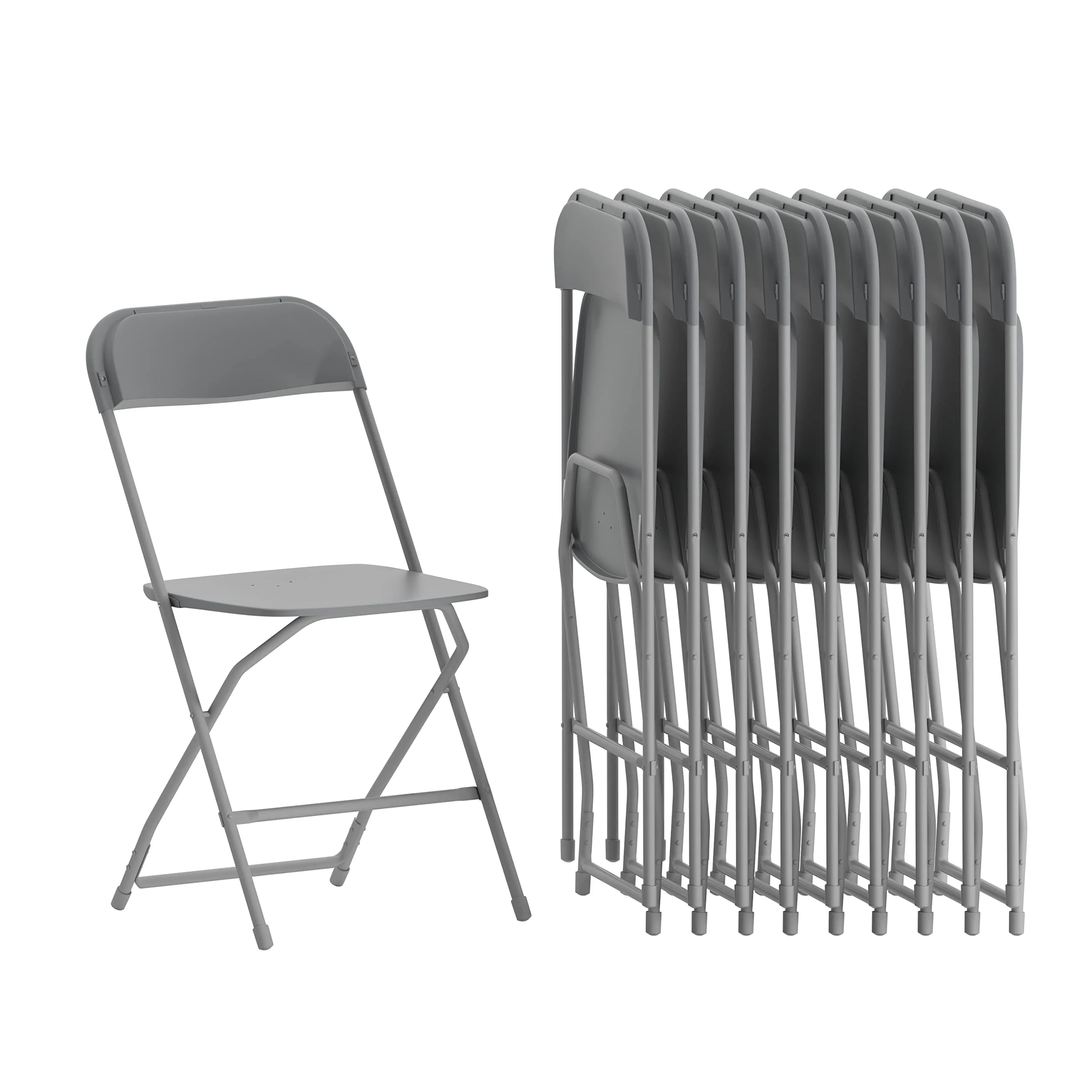 Flash Furniture Hercules Series Commercial-Grade Plastic Folding Chair - 650LB Weight Capacity
