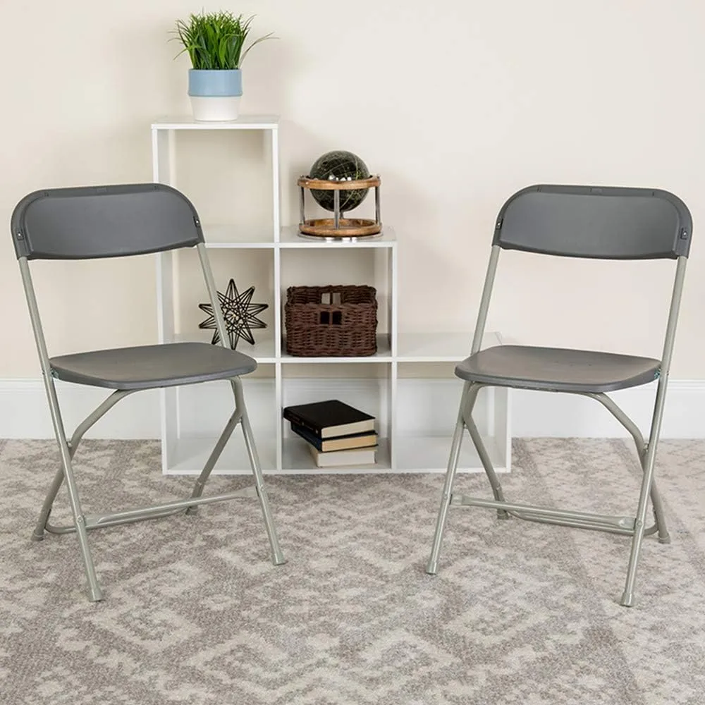 Flash Furniture Hercules Series Commercial-Grade Plastic Folding Chair - 650LB Weight Capacity