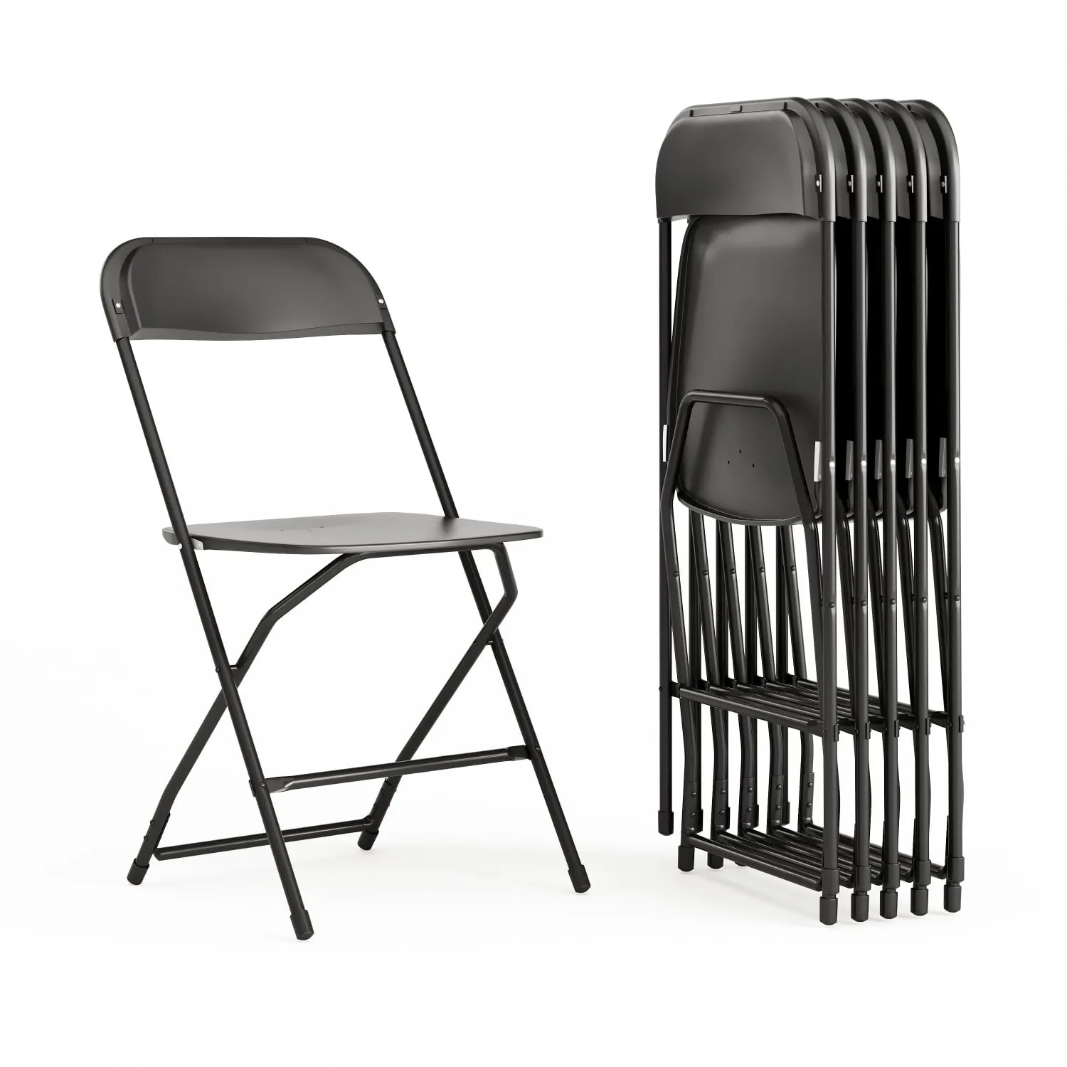 Flash Furniture Hercules Series Commercial-Grade Plastic Folding Chair - 650LB Weight Capacity