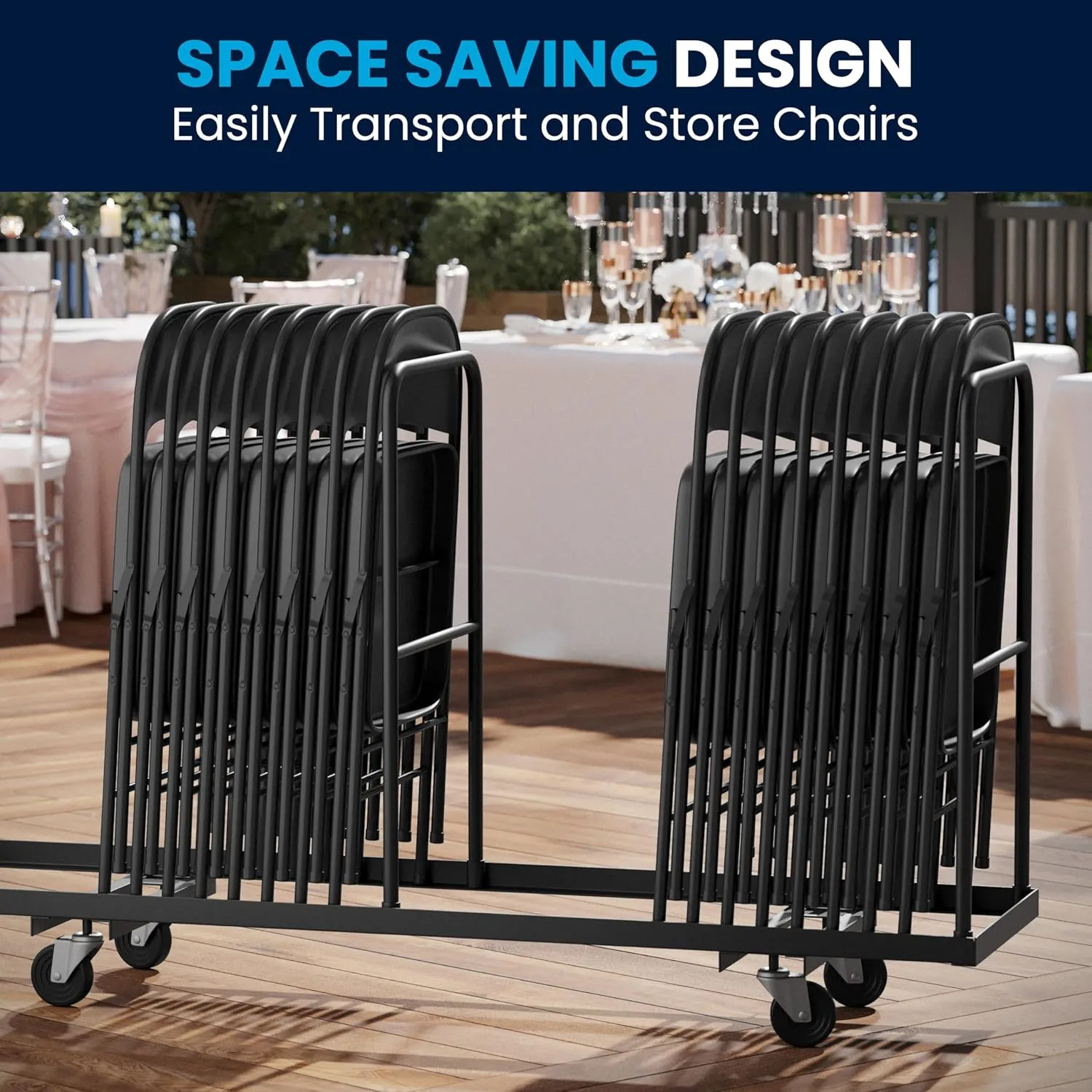 Flash Furniture HERCULES Series Double Braced Metal Folding Chair